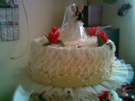 Esküvői torta.