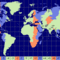 A térképen megjelenített idő a különböző országok eltérő nyári időszámítási rendszere miatt könnyen lehet, hogy pontatlan