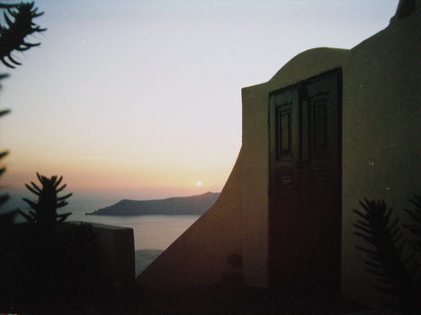 Fira-i napnyugta, Santorini