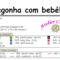 Cegonha com bebé - Legenda!