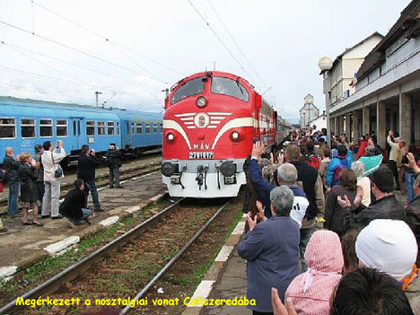 Nosztalgia vonat Csíkszeredána érkezett 2009