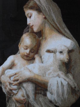 Mária gyermekével