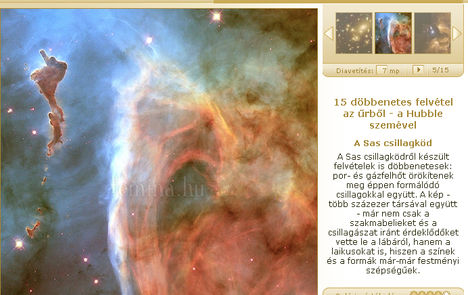  döbbenetes felvétel az űrből - a Hubble szemével - femina