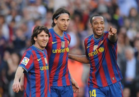 Messi, Ibra és Henry