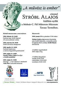 "A művész is ember"  Stróbl Alajos kiállítás a Molnár-C. Pál Műterem-Múzeum Tavasz Termében