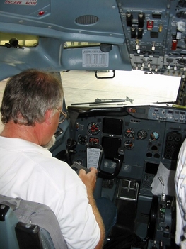 ferihegy belülről Malév Boeing pilóta