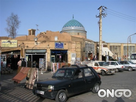 yazd belvárosi utca