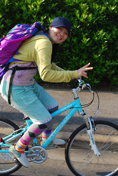 Lányok a biciklin Kyotóban 5