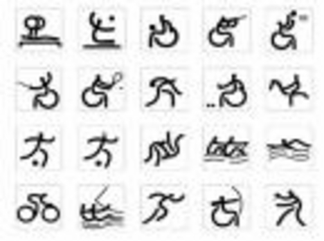 Beijing 2008 Paraolimpiai Játékok piktogrammjai 