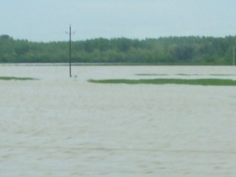 Az áradó Cuhai-Bakonyér (+belvíz) Bőnynél 2010.05.18. 30