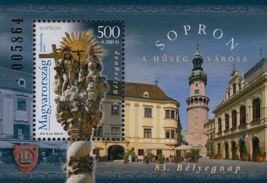 Sopron bélyegen