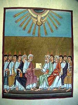 A Szentlélek eltölti az apostolokat
