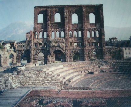 Római kori színház romok