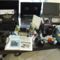 Az Ürömi teleház régi laptopjai,kamerája és egy polaroid fényképezőgép
