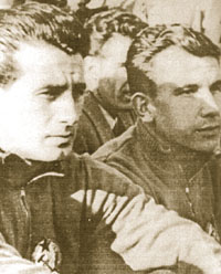 Aranycsapat - Zakariás József (jobboldalon)