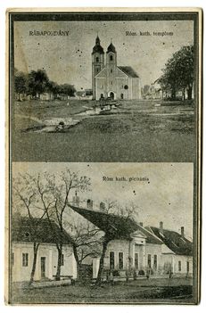 A falu főutcája 1913 -és 1929 között