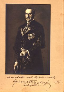 Gévay Wolff Lajos - szülőfalujának ajánlott kép, (jelenleg a polgármesteri hivatalban van) 