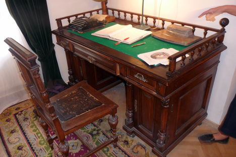 Márai íróasztala a kassai múzeumban