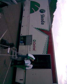 Skoda Rallye Team Itália service truck