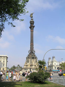 Kolumbusz-szobor,_Barcelona