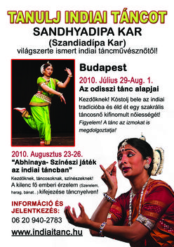 Indiai tánc kurzusok indiai mesternővel - 2010.
