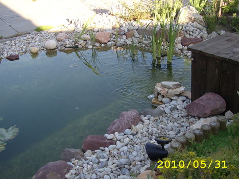 elkészült a tó