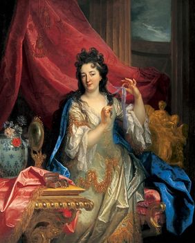 BAROKK RUHA HAJ MILIO 1696ca_Nicolas_de_Largilliere_-_Portrait_of_a_Woman