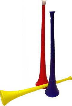 Vuvuzela bemutatása,külnböző használatban. 5