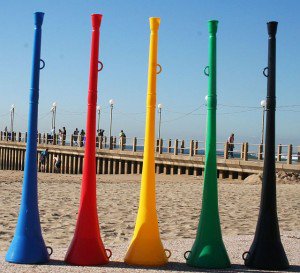 Vuvuzela bemutatása,külnböző használatban. 8