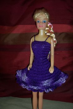 Barbie ruha - lila