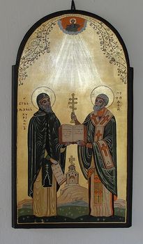 Szent Cirill és Metód ikon