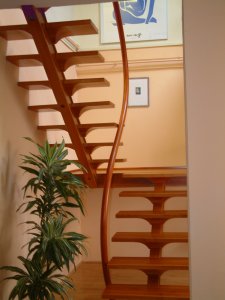 fa lépcső