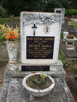 Baranyai József eltünt katona jelképes síremléke
