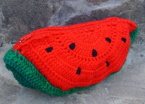 Kézimunkasuli - görögdinnye neszesszer