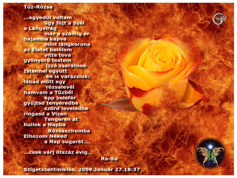 Tűz Rózsa;a Tűz Elem Beavató Rituáléja