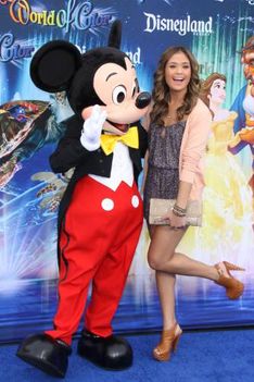 Miki mouse and Nicole Anderson