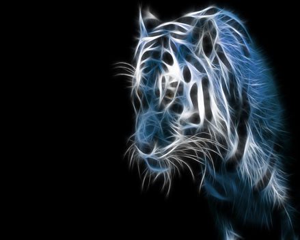 Tiger-fractal-in-Blue
