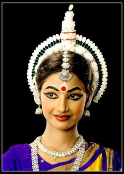 Indiai tánc smink 2 - Odisszi táncművész