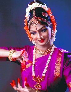 Indiai tánc smink 5 - Kuchipudi táncművész