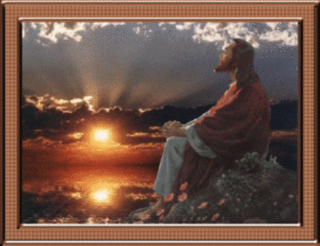 Jézus a felhőkön ül