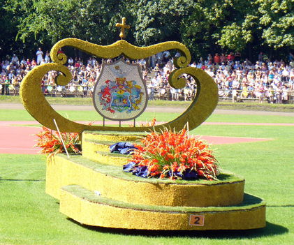 Nyitókocsi Debrecen címerével