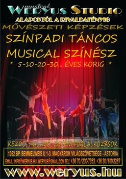 Komplex Musical Táncos / Színész Képzés - Weryus Musical Studio