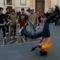 Breakdancers on the via del Corso