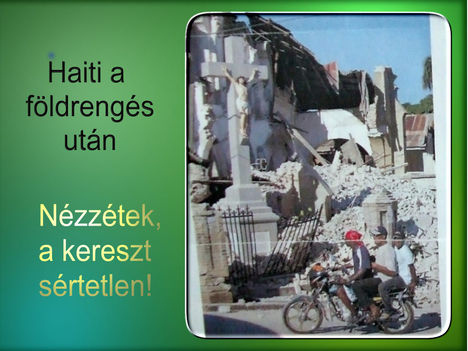 Haiti földrengés után