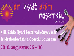zsidó nyári fesztivál plakátja