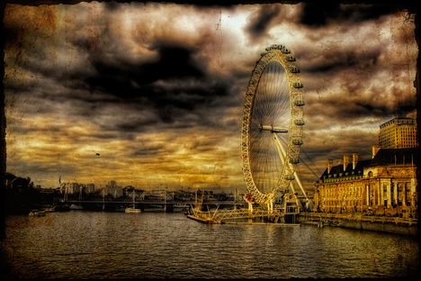 London Eye HDR kép 04