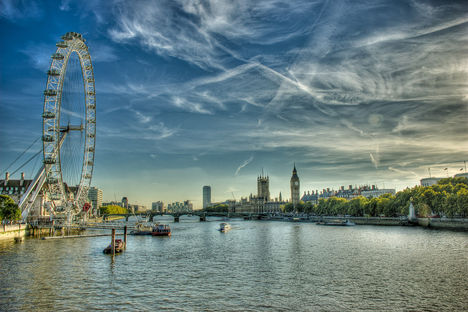 London Eye HDR kép 05