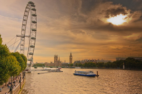 London Eye HDR kép 07