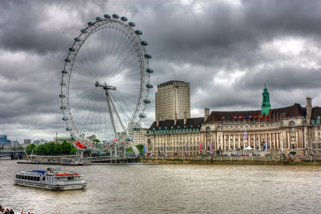 London Eye HDR kép 10