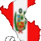 Peru Flag y Map.